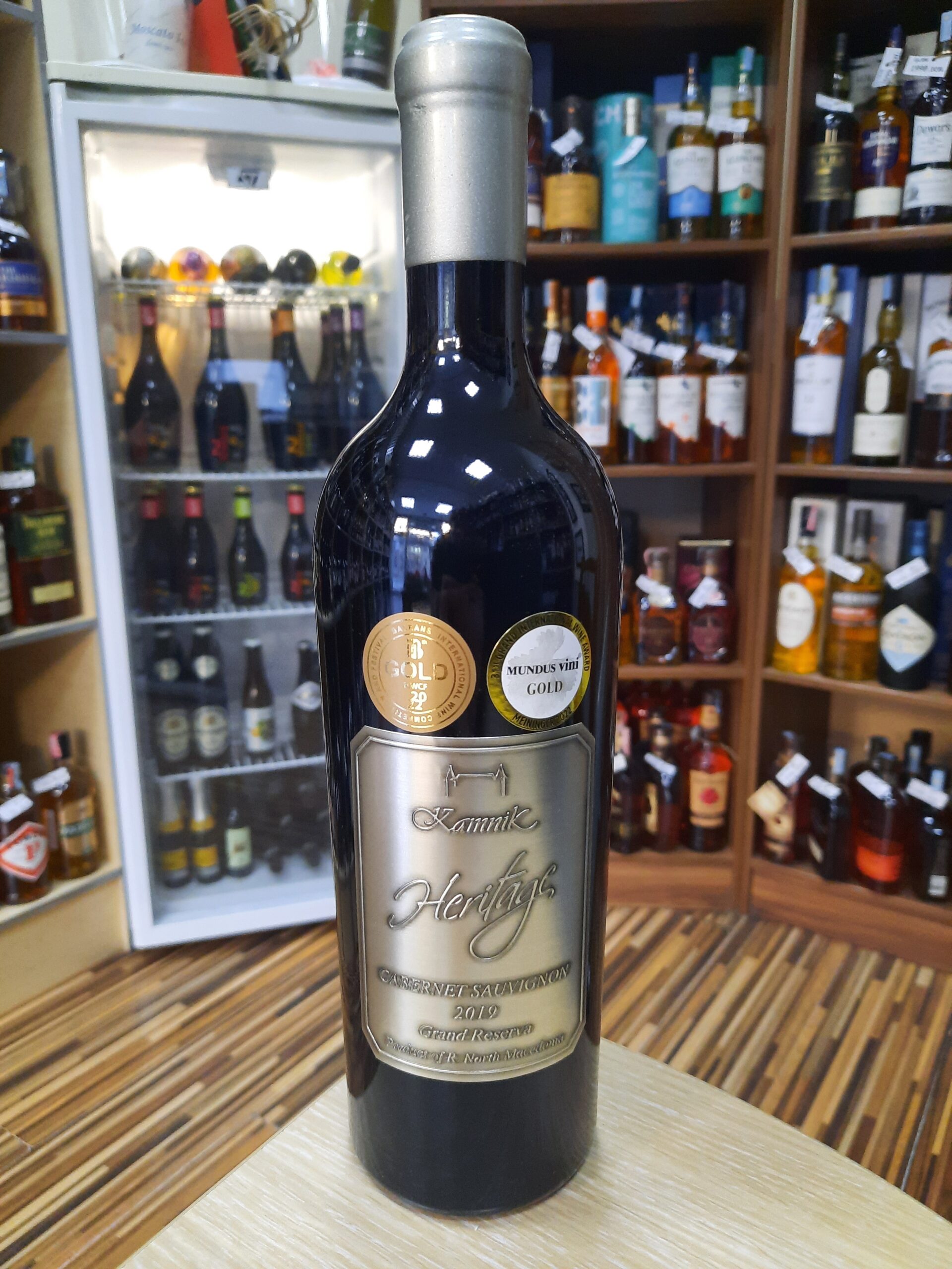 Вино Камник Каберне Совињон Гранд Резерва 0.75л.