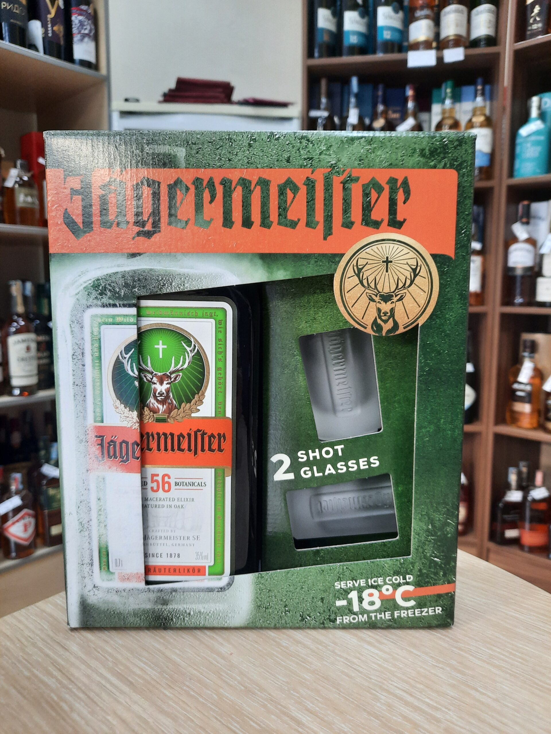 Ликер Јегер со 2 чаши 0.7л